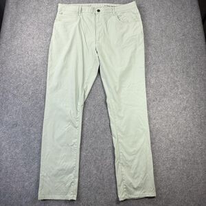 Desert Dunes Pants Mens 38x32 Green Nylon Stretch Hiking Casual Quick Dry